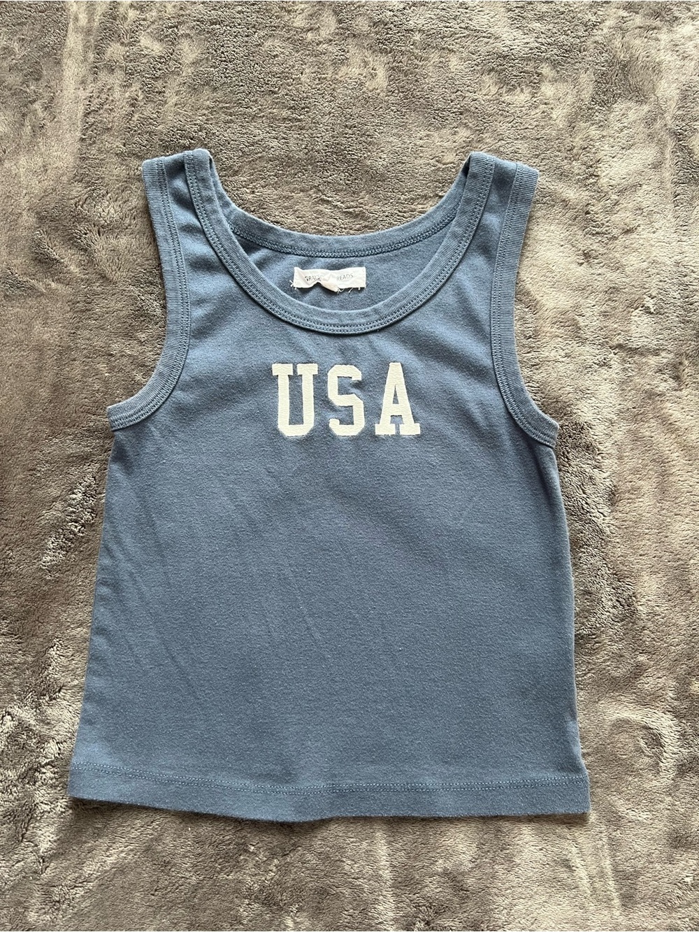 Grayson Threads Blue USA Tank Top